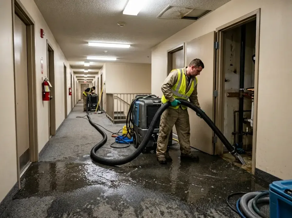 multi-unit-apartment-hallway-f-005 — frequently asked questions, Emergency Burst Pipe Water Extraction & Removal in Oronoque…